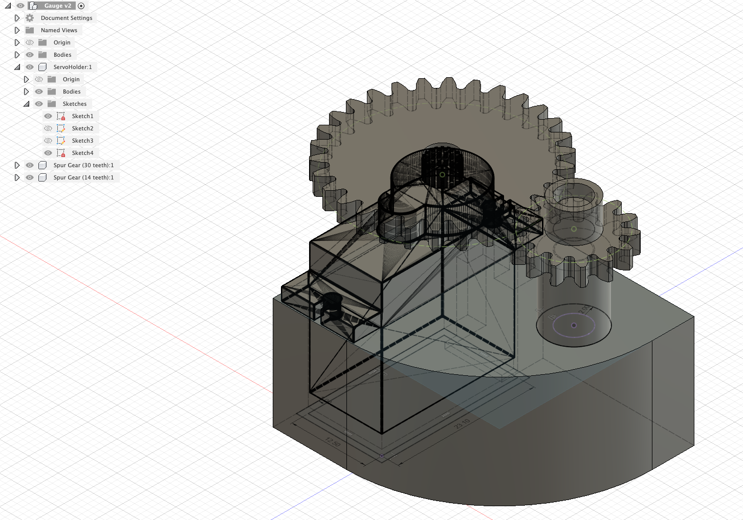 3D Printed PLA Gear after 2 Years? - Spur Gear Tool in Fusion360 