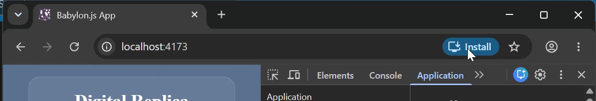 PWA install