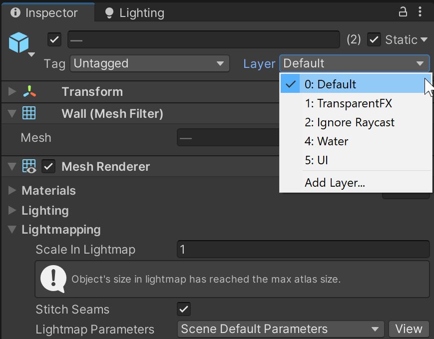 Layer objects