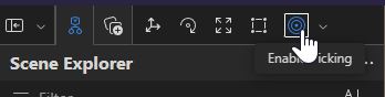 Enable picking button