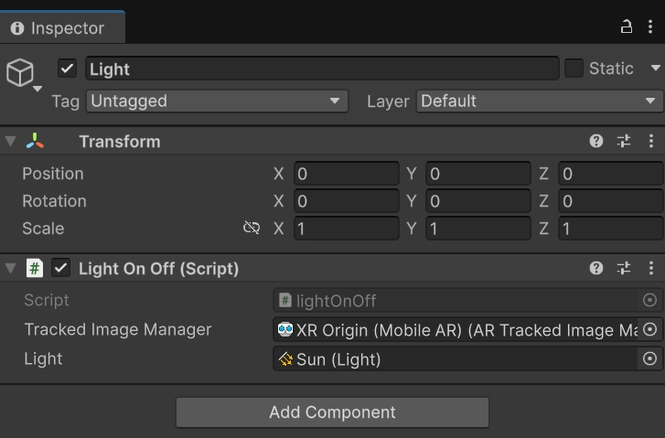 Inspector Light On Off