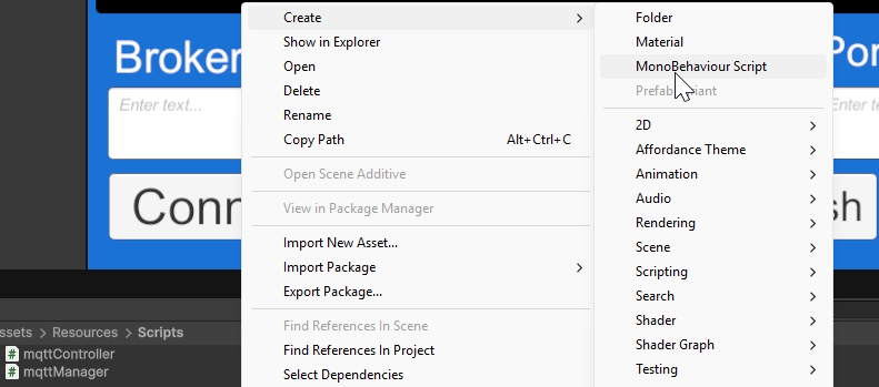 new mqttManager script