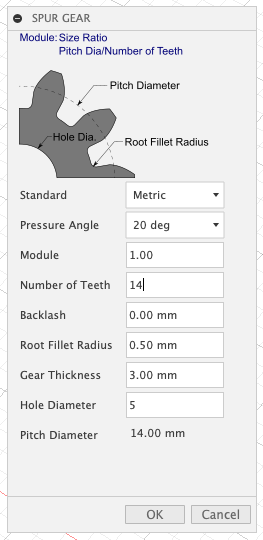 Gear Settings