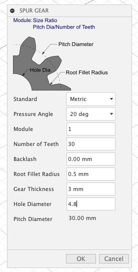 Gear Settings